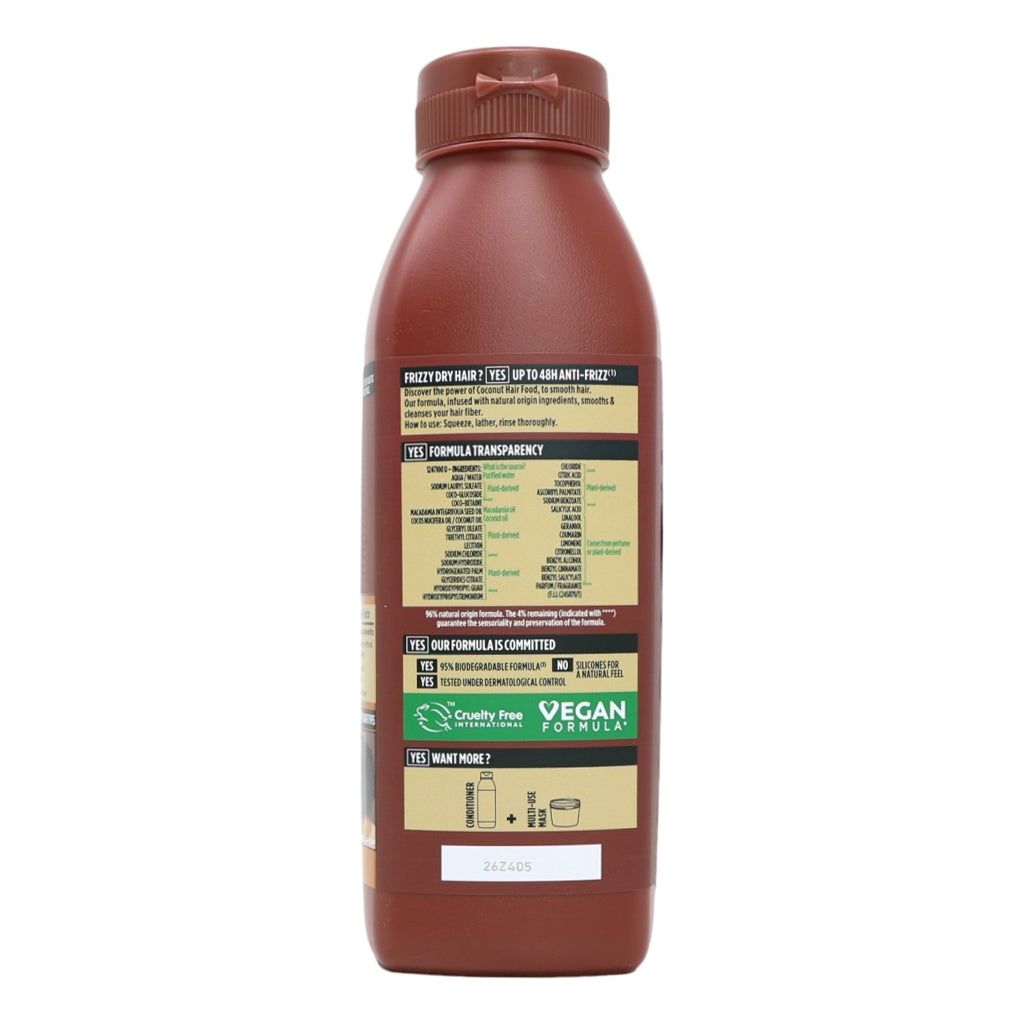 Garnier Ultimate Blends Hair Food 350ml Shampoo Coconut & Macademia