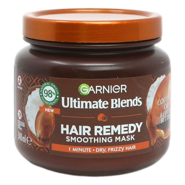 Buy Garnier Ultimate Blends Coco Sleek Hair Remedy Mask 340Ml online at Intamarque Wholesale – Trusted FMCG distributor