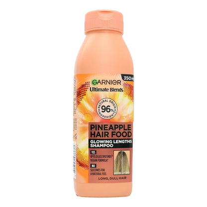 Buy Garnier Ultimate Blends Hair Food Pineapple Shampoo 350ml (Long, Dull Hair) online at Intamarque Wholesale – Trusted FMCG distributor