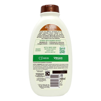 Garnier Ultimate Blends 400ml Shampoo Coconut Milk