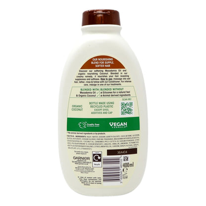 Garnier Ultimate Blends 400ml Shampoo Coconut Milk