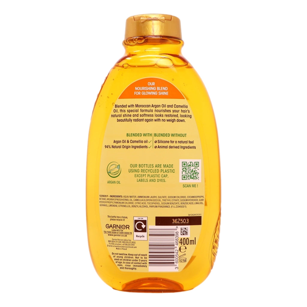 Garnier Ultimate Blends 400ml Shampoo Core Argan & Camellia