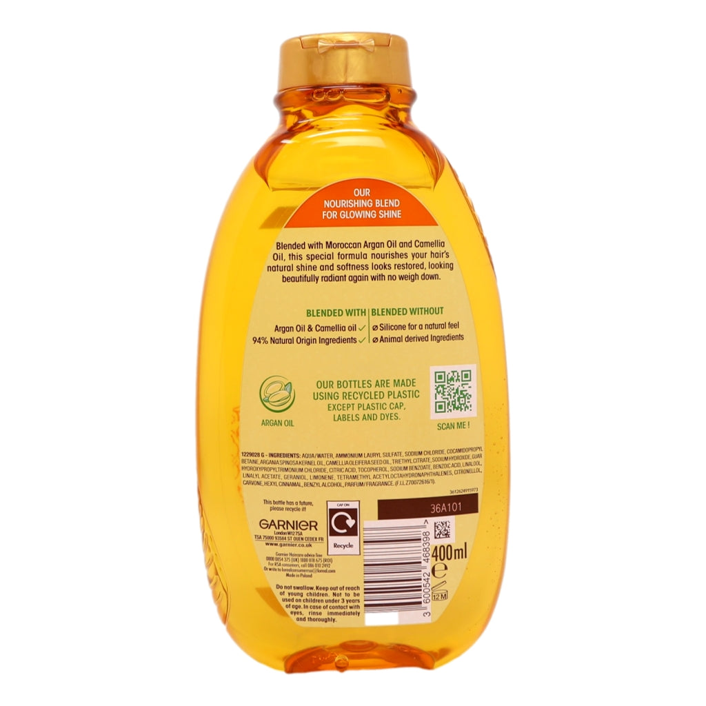 Garnier Ultimate Blends 400ml Shampoo Core Argan & Camellia