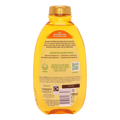 Garnier Ultimate Blends Shampoo 400ml Core Argan & Camellia