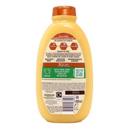 Garnier Ultimate Blends Shampoo 400ml Honey Treasures