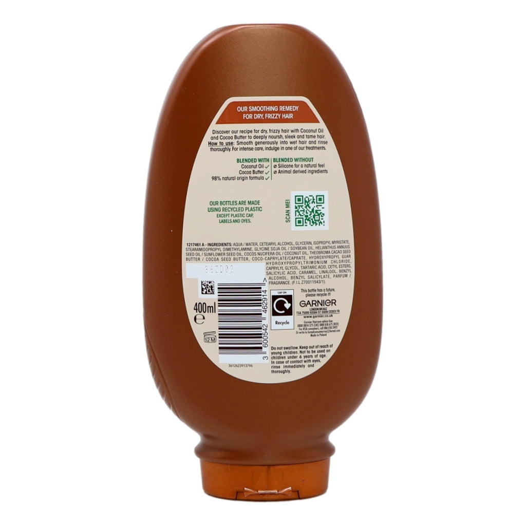 Garnier Ultimate Blends Conditioner 400ml Coconut Oil & Cocoa Butter Sleek