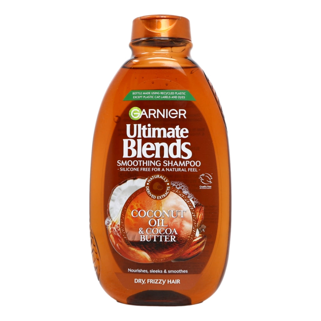 Buy Garnier Ultimate Blends The Sleek Restorer ( Coconut Oil & Cocoa Butter) Shampoo 400ml online at Intamarque Wholesale – Trusted FMCG distributor