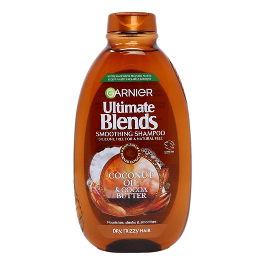 Garnier Ultimate Blends Shampoo 400ml Coconut Oil & Cocoa Butter Sleek
