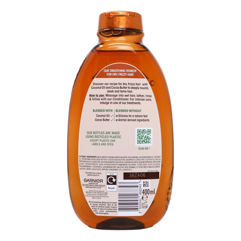 Garnier Ultimate Blends The Sleek Restorer ( Coconut Oil & Cocoa Butter) Shampoo 400ml