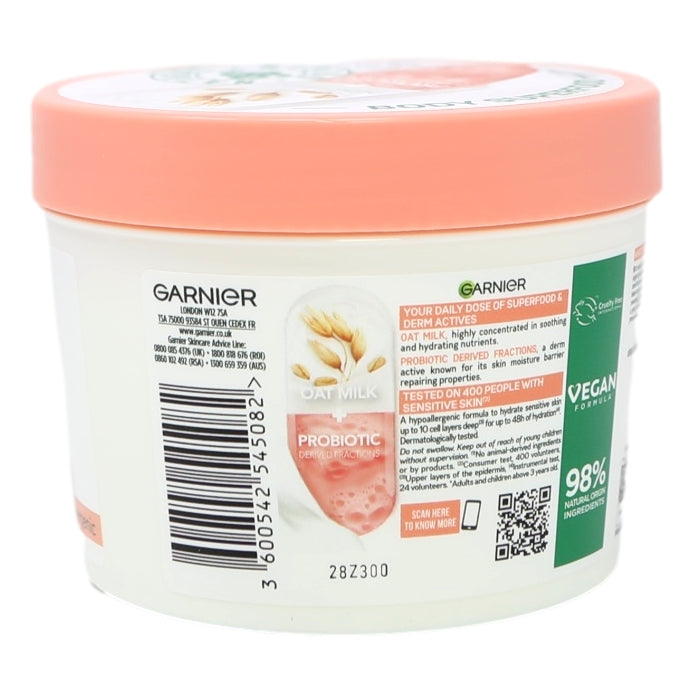 Garnier Body Superfood 380ml Oatmilk Hypoallergenic (Dry, Sensitive Skin)