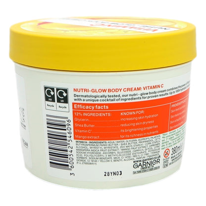 Garnier Body Superfood 380ml Mango & Vitamin C Dry Dull Skin
