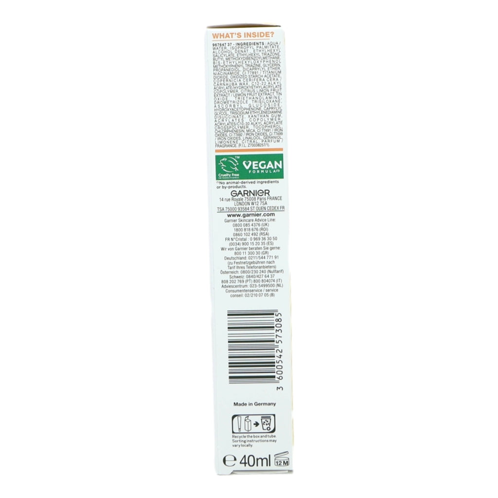 Garnier Vitamin C DAILY UV Glow SPF50+ 40ml