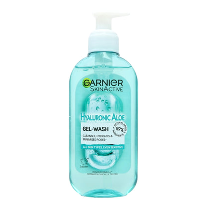 Buy Garnier Hyaluronic Aloe 200ml Gel Wash online at Intamarque Wholesale – Trusted FMCG distributor