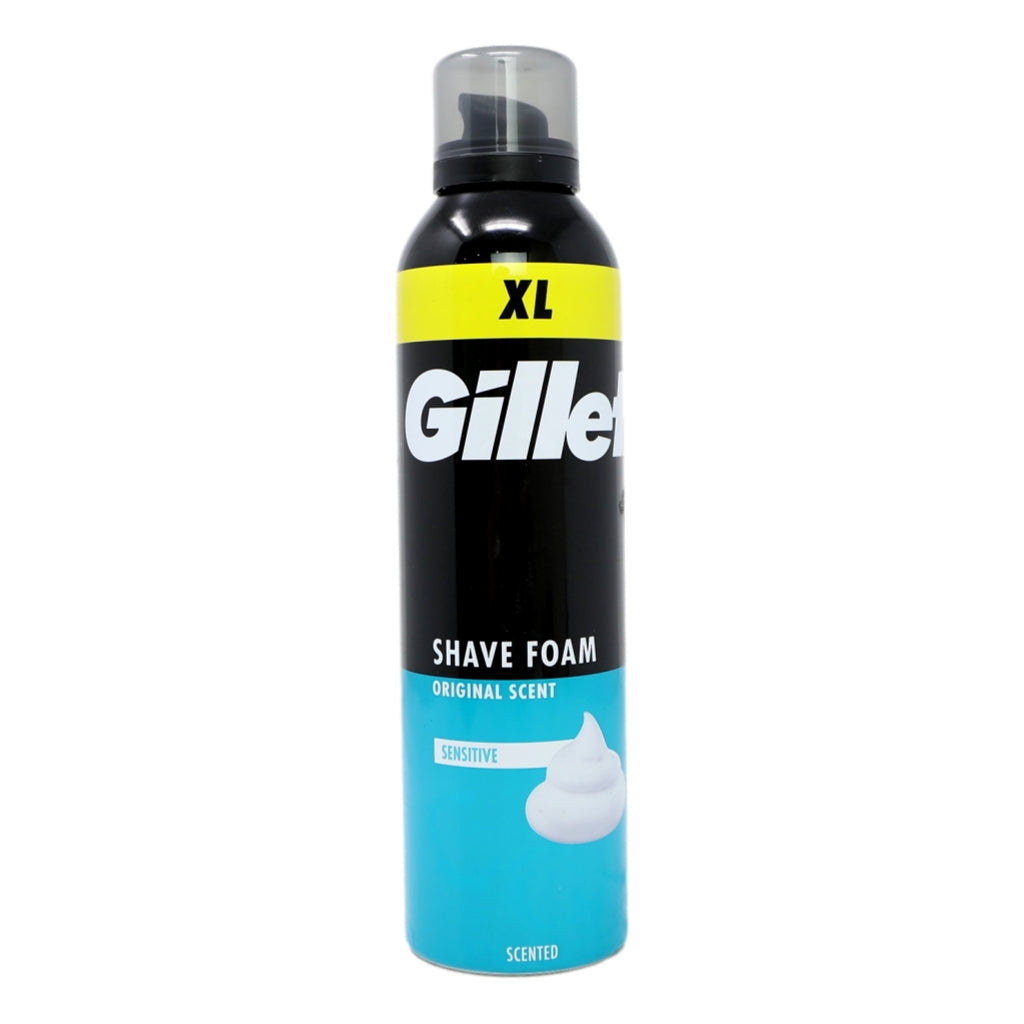 Gillette Shave Foam 300ml Sensitive NEW (GB TEXT ONLY)