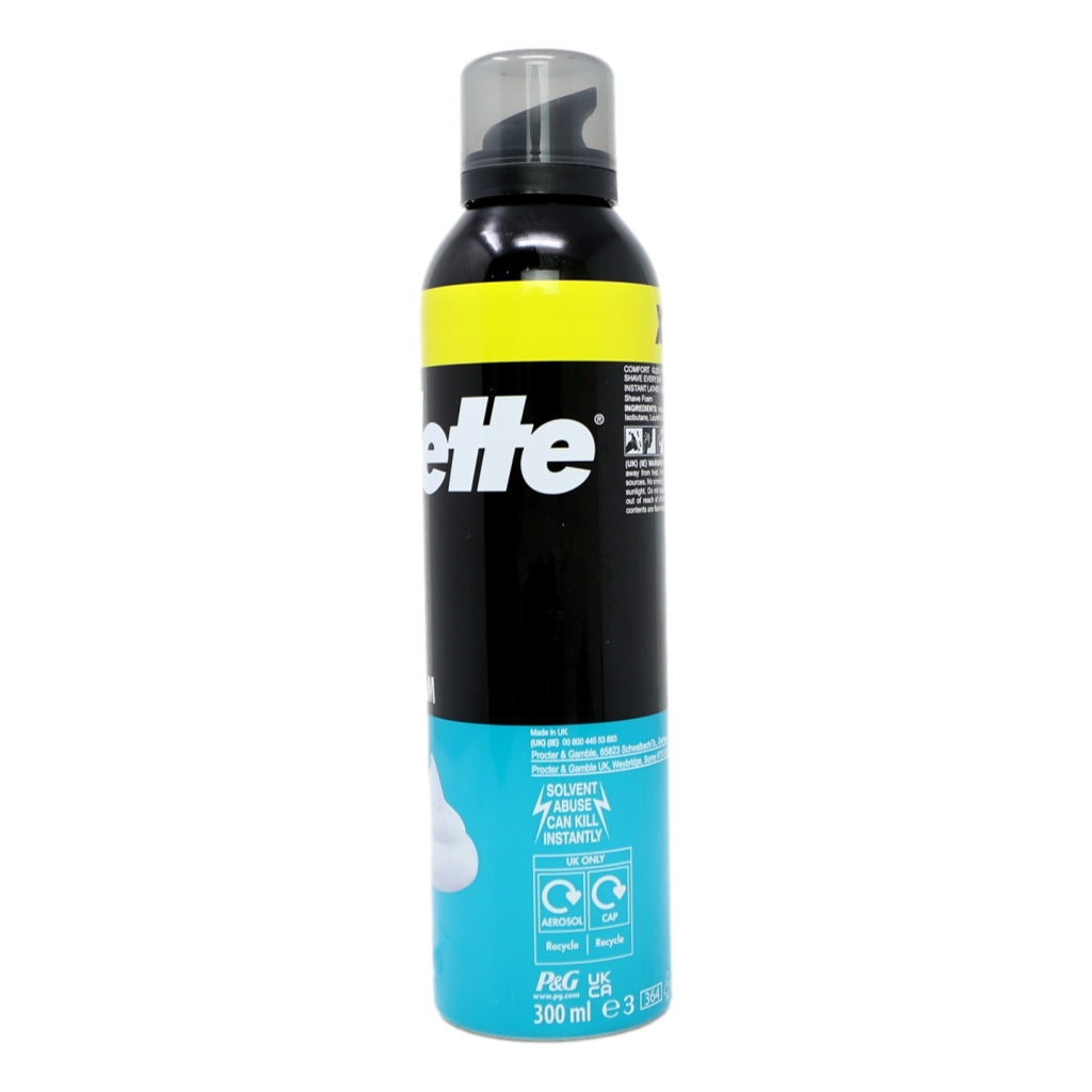 Gillette Shave Foam 300ml Sensitive NEW (GB TEXT ONLY)