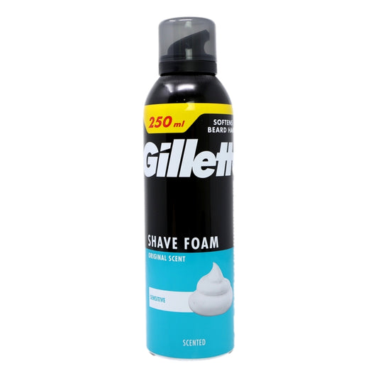 Gillette Classic Shaving Foam 250ml Sensitive Skin