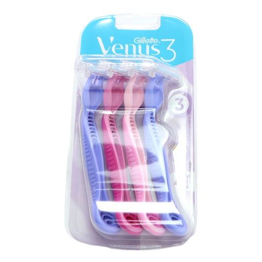 Buy Gillette Venus 3 4s Disposable Razors online at Intamarque Wholesale – Trusted FMCG distributor