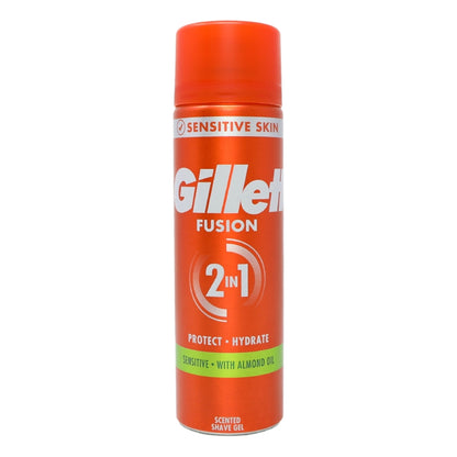 Gillette Fusion5 Shave Gel 200ml Sensitive