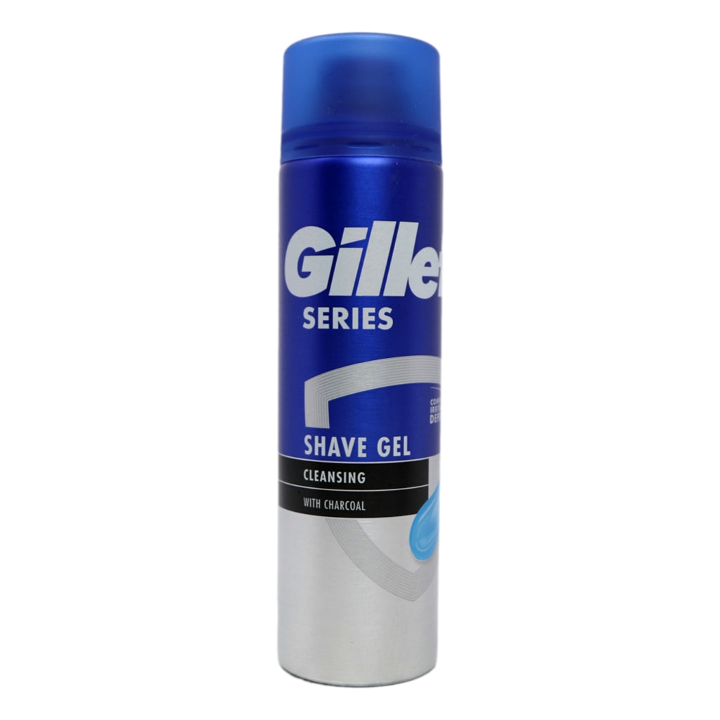 Gillette Series Shave Gel 200ml Cleansing with Charcoal