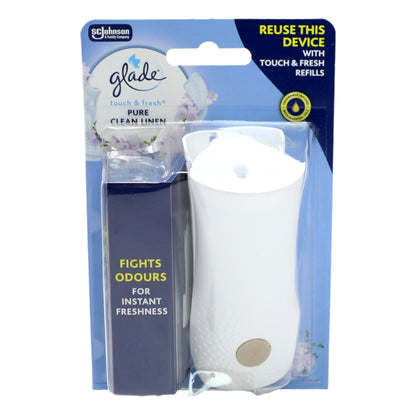 Glade Touch & Fresh Holder 10ml Clean Linen