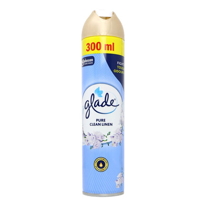Buy Glade True Scent Aerosol 300ml Clean Linen online at Intamarque Wholesale – Trusted FMCG distributor