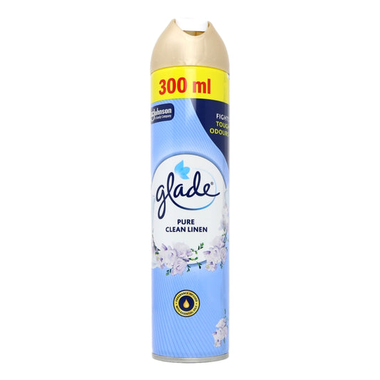 Buy Glade True Scent Aerosol 300ml Clean Linen online at Intamarque Wholesale – Trusted FMCG distributor