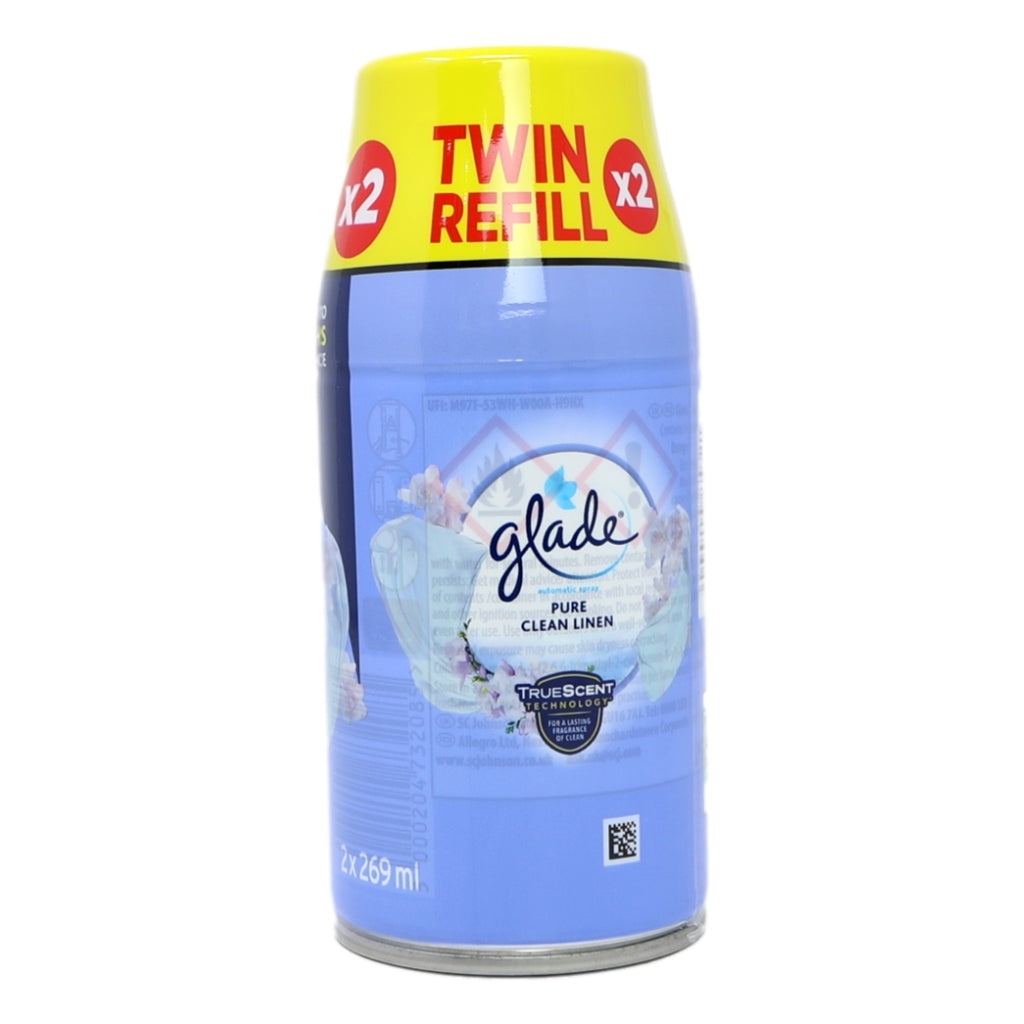 Glade Automatic Spray Twin Refill 269ml Clean Linen