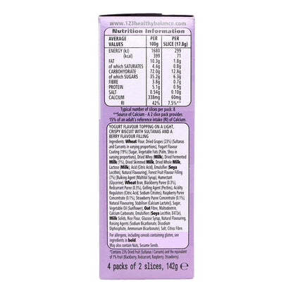 Go Ahead Forest Fruit Yogurt Breaks 4pk 9x4x35.5g