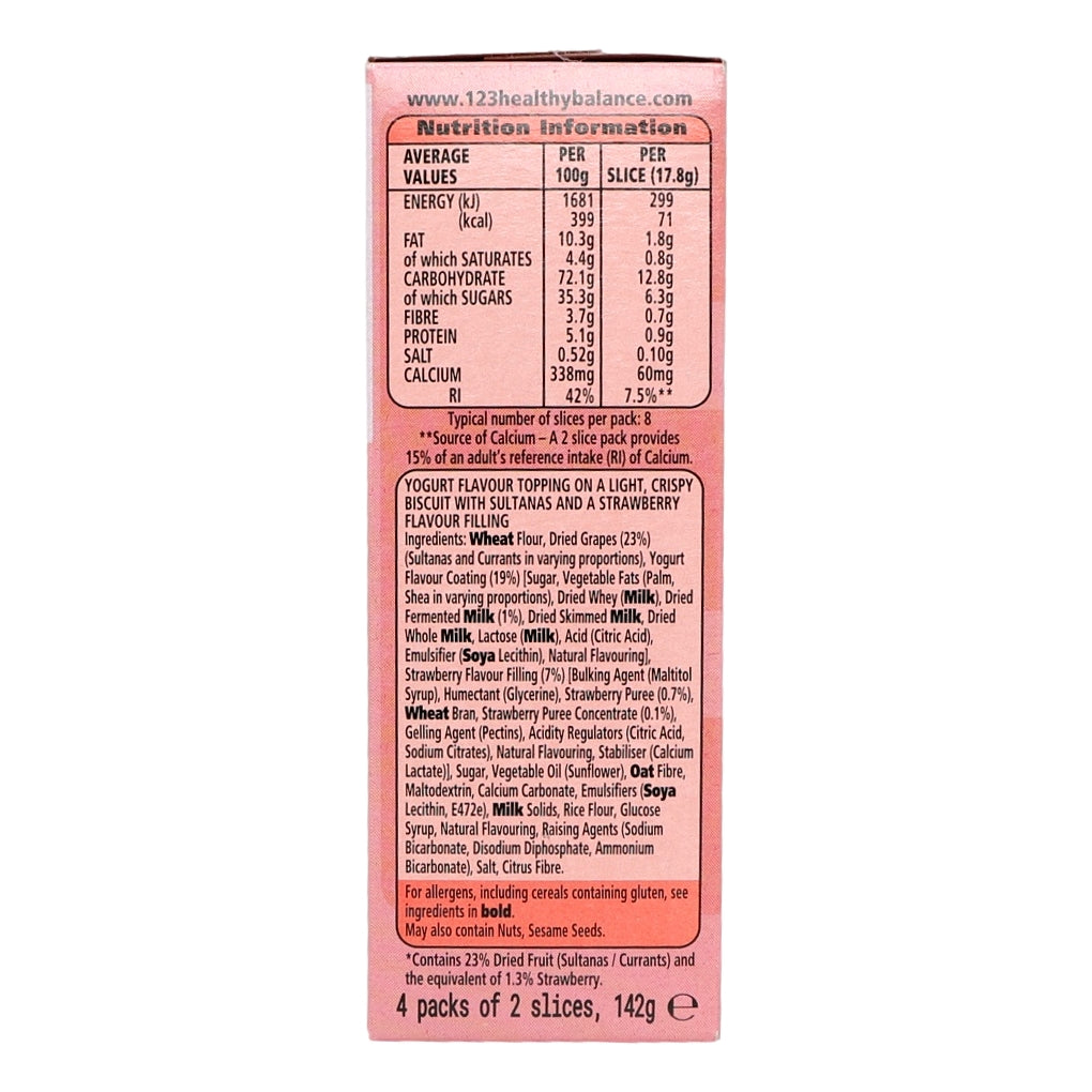 Go Ahead Strawberry Yogurt Breaks 4pk 9x4x35.5g