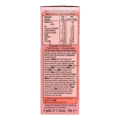 Go Ahead Strawberry Yogurt Breaks 4pk 9x4x35.5g