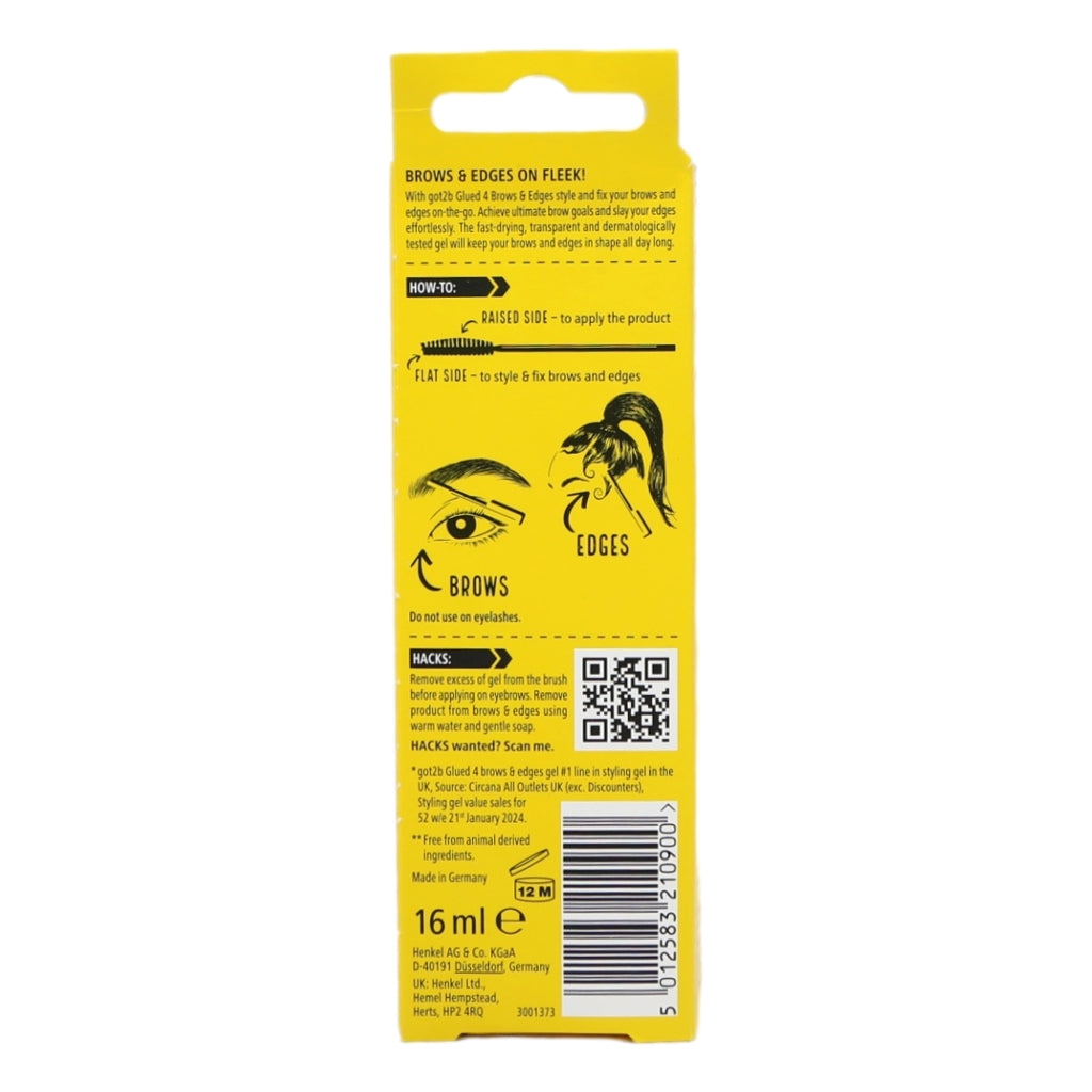Got2B Glued 4 Brows & Edges 2 In1 Gel 16ml (2x6)