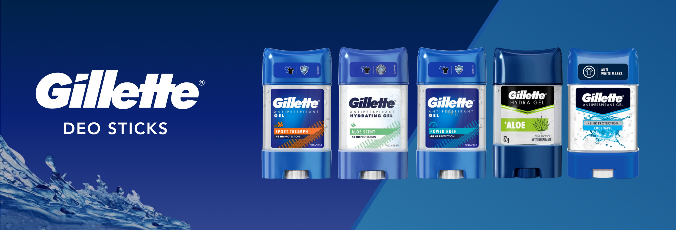 Gillette Deo Sticks