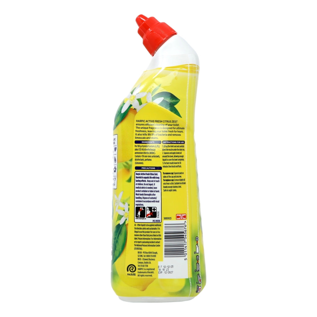 Harpic Active Cleaning Gel 750ml Citrus