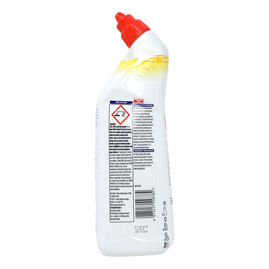 Harpic Bleach White & Shine 750ml Citrus