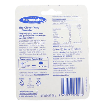 Hermesetas Mini Sweeteners 300s Tablets