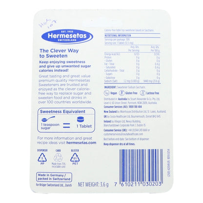Hermesetas Mini Sweeteners 300s Tablets