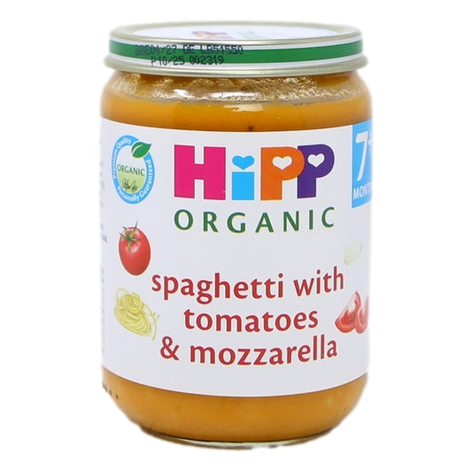 Hipp Organic Spaghetti with Tomatoes & Mozzarella 7+ Months 190g