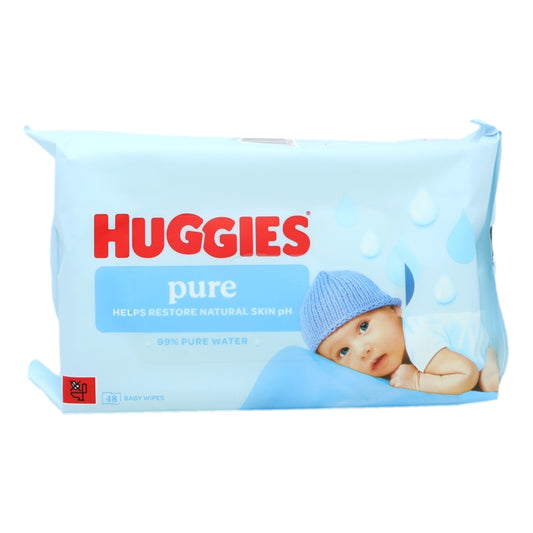 Huggies PF Baby Wipes 48s Pure