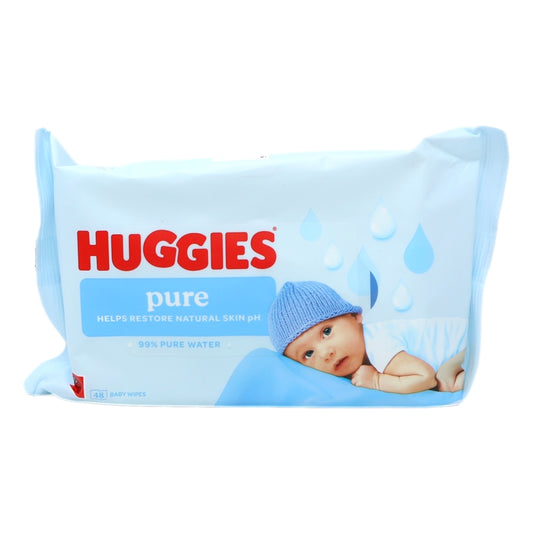 Huggies PF Baby Wipes 48x18 Pure Brown Outer Box