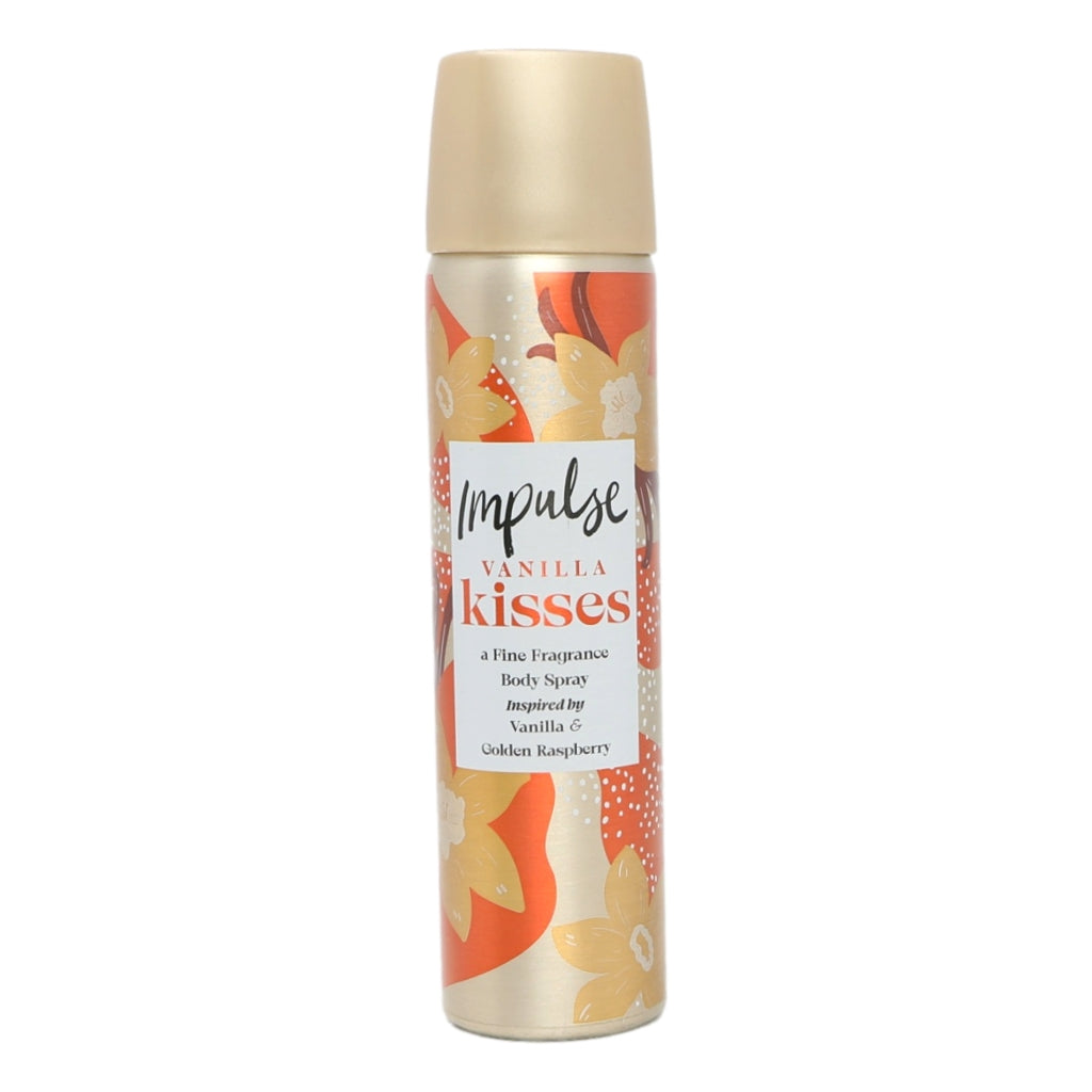 Impulse Body Spray 75ml Vanilla Kisses
