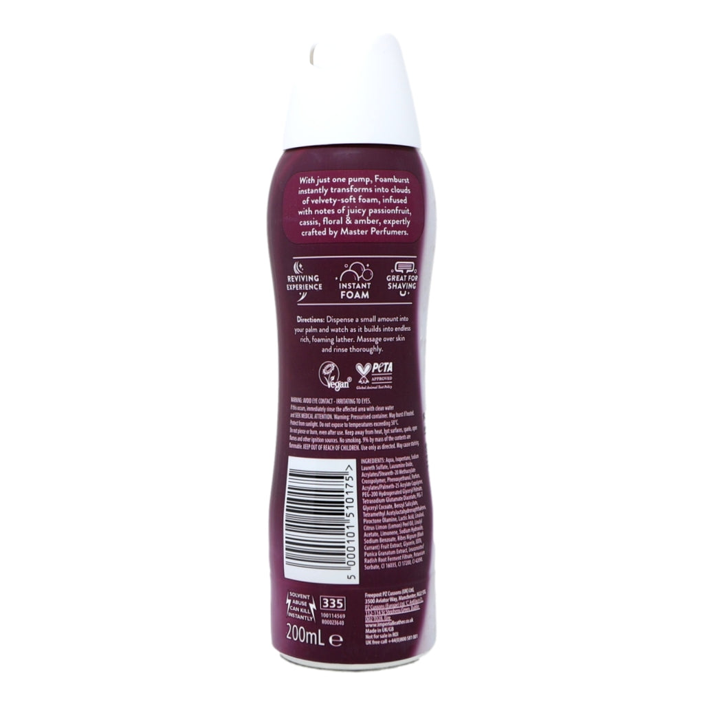 Imperial Leather Foamburst 200ml Relaxing Plum Blossom Cashmere Musk