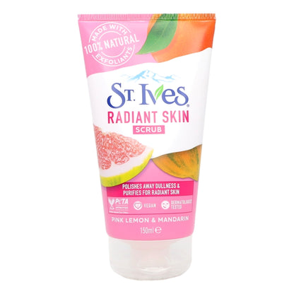 St. Ives Even & Bright Scrub 150ml Pink Lemon & Mandarin
