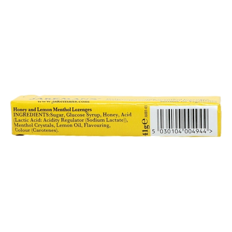 Jakemans Stick Pack 10s Honey & Lemon