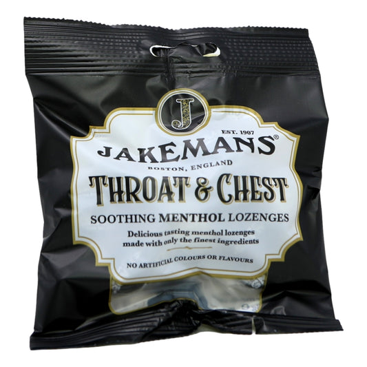Jakemans Lozenges 73g Throat & Chest