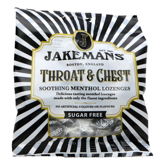 Jakemans Lozenges 50g Throat & Chest Sugar Free