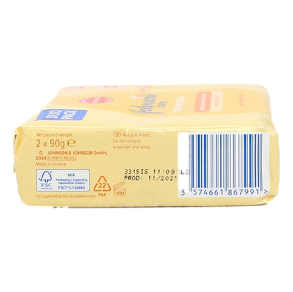 Johnsons Baby Soap 2x90g Honey