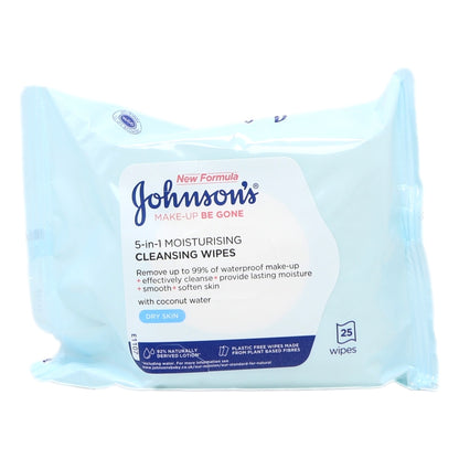Johnsons Make Up Be Gone Wipes 25s Moisturising