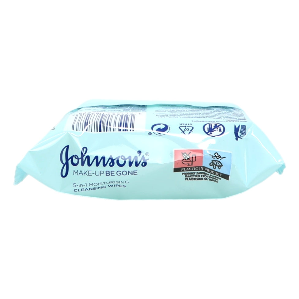 Johnsons Face Care Wipes Moisturising Dry Skin