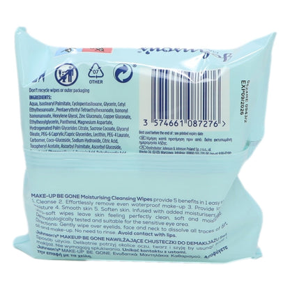 Johnsons Wipes Moisturising Dry Skin