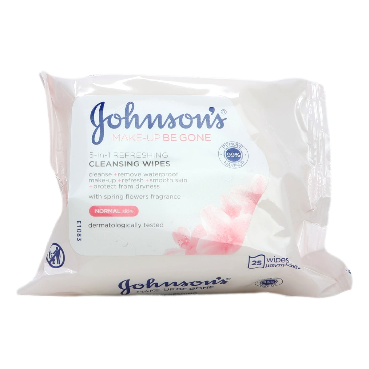 Johnsons Make Up Be Gone Wipes 25s Refreshing